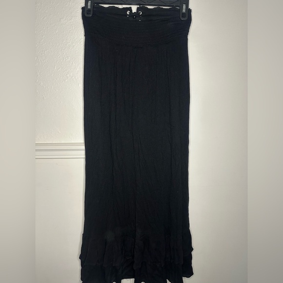 Shyanne Black High low Hippie Boho skirt size M - Picture 3 of 7